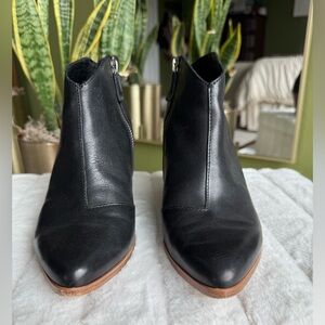 Eileen Fisher leather booties, size 7